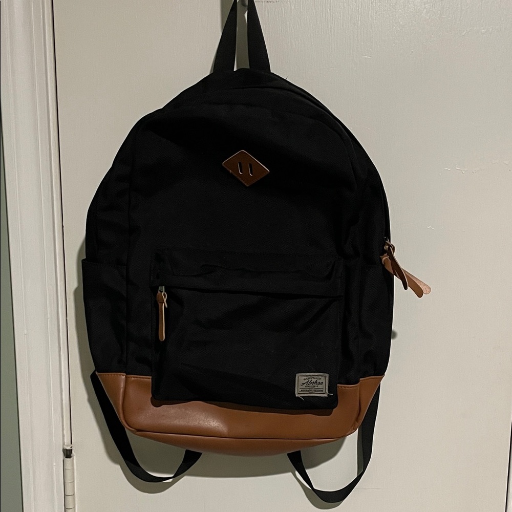 Stylish Black and Brown Women's Backpack